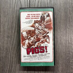 Pigs! VHS Horror Movie Sinister Cinema Marc Lawrence 1999 Cult Classic Tape